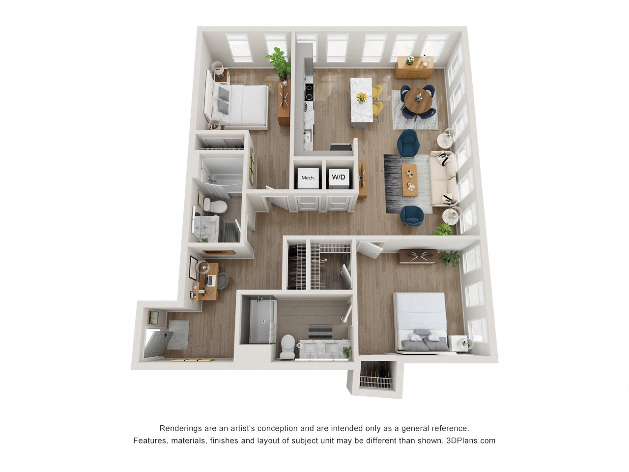 Floor Plans at Wellsmith 13 BR & Studio Apartments Richmond, VA